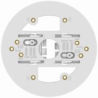 SBP-140CMT Hanwha Vision Tile Grid Ceiling Mount