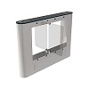 SBTL5222 ZKTeco USA Swing Turnstile with InBio Pro Controller and Finger Print Reader