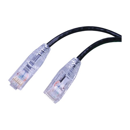 SCAT6-1BK Vanco Super Slim CAT6 1ft - Black