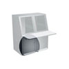 Show product details for SCFD-14BK Middle Atlantic Solid Front Door with 3-Point Latch Fits Lower Console Bay- Black