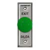 Show product details for SD-7113-GSP Seco-Larm Green Button Slimline Request-To-Exit Plate w/ Pneumatic Timer