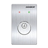 Show product details for SD-72281-6MQ Seco-Larm Single-Gang Mortise Cylinder Key Switch with LED Indicators - DPDT Momentary
