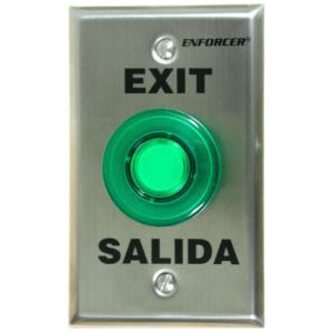 Seco-Larm Weatherproof Request-to-Exit Plates