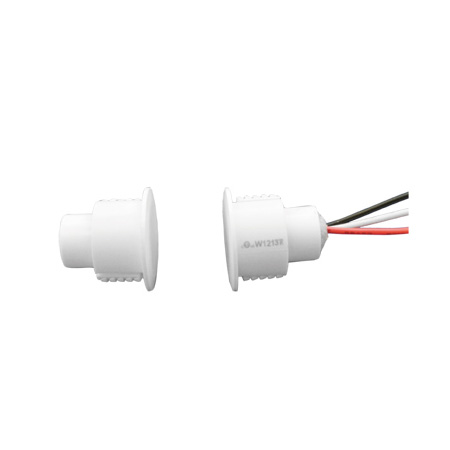 SD-72C-WH-10 Tane Alarm 3/4" Diameter SPDT Loop Steel Door Recessed Magnetic Contact 1.1" Gap - Pack of 10 - White