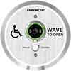 Show product details for SD-9563-KSVQ Seco-Larm 6" Round IR Wave-to-Open Sensor with Manual Override