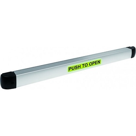 SD-961A-36SLQ Seco-Larm Illuminated Push-to-Open Bar, Buzzer, Output Timing (Adjustable 0.5~60 Sec) and LED Status Indicator