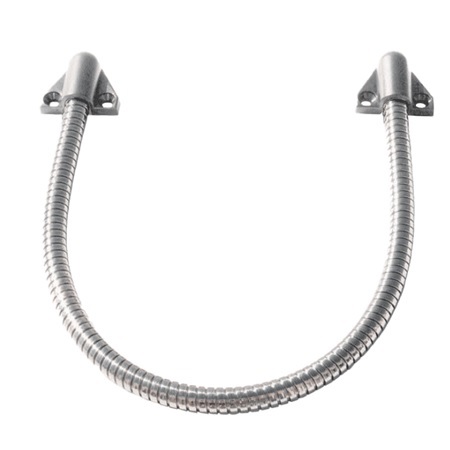 SD-969-A18Q Seco-Larm Armored Door Cord - Plastic End Caps - Silver