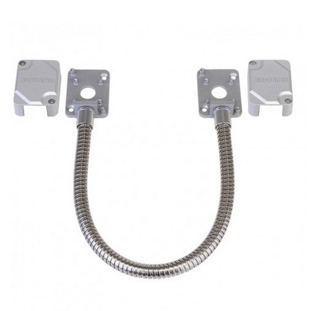 SD-969-M15Q/S Seco-Larm Armored Electric Door Cord - Removable Covers, Silver