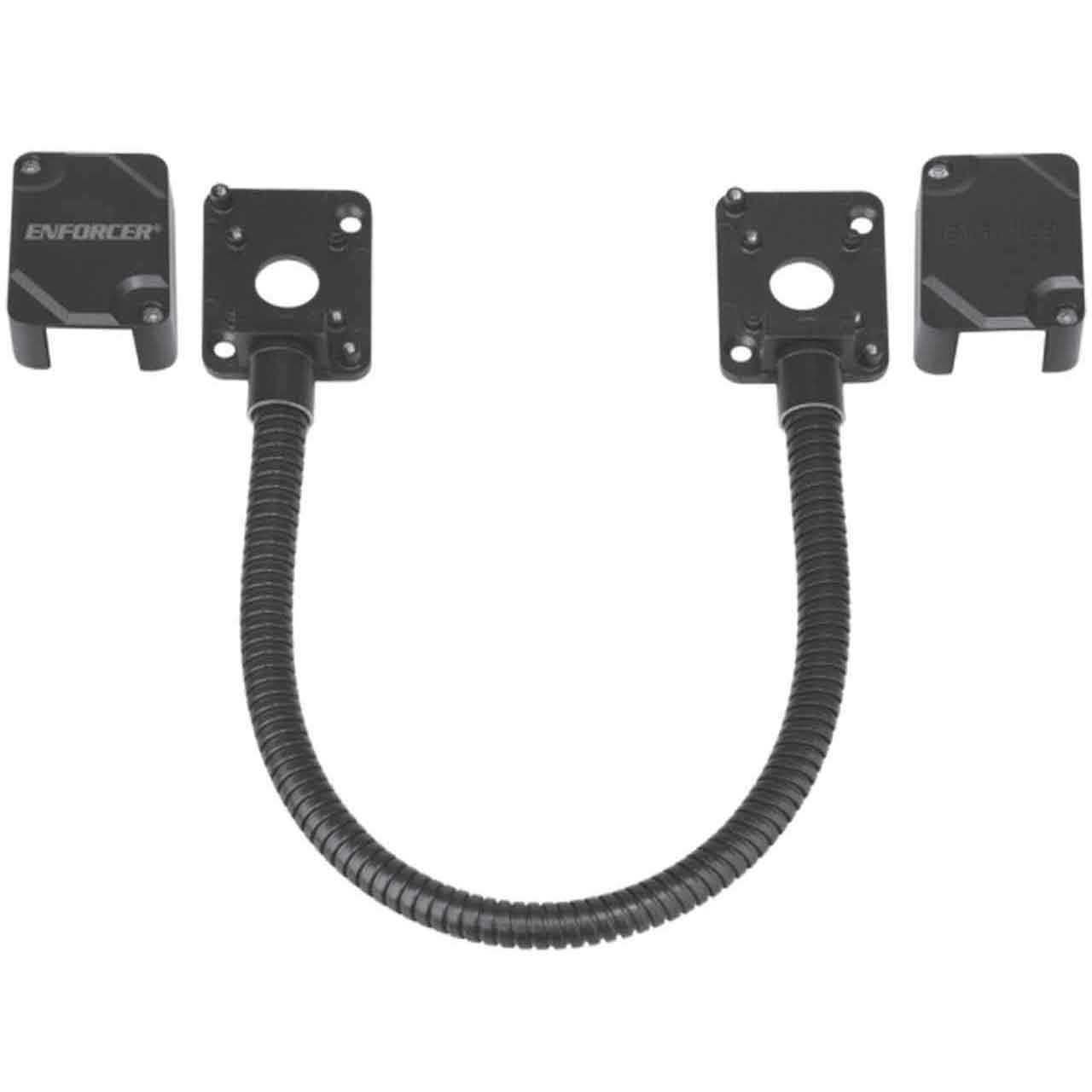 SD-969-M15Q/K Seco-Larm Armored Electric Door Cord – Removable Covers, Black, 15” (39cm)