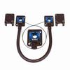 Show product details for SD-969-T15Q/B Seco-Larm Armored Door Cord  Pre-Wired Terminal Blocks and Removable Covers, Bronze