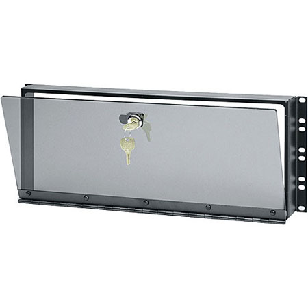 SECL-4 Middle Atlantic 4 Space (7 Inch) Hinged Smoked Plexi Security Cover