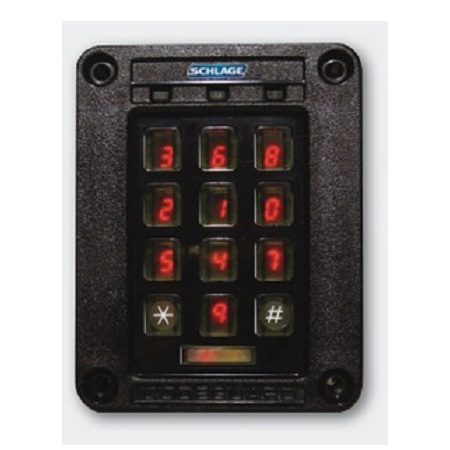 SMK-2-GR Schlage Scramble Keypad Surface Mount Kit - Gray
