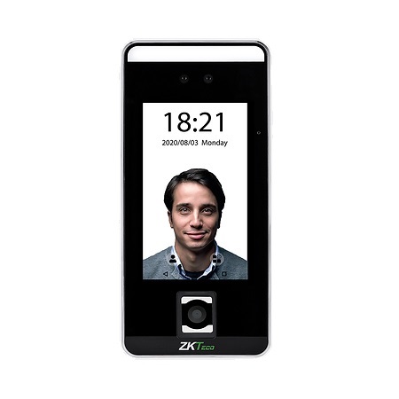 SF1005-QR ZKTeco USA Access Control Reader Face & Fingerprint Recognition 5" Vertical Display