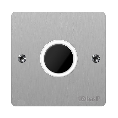 SH-47T-SILVER BAS-IP Touch-Free Button - Silver