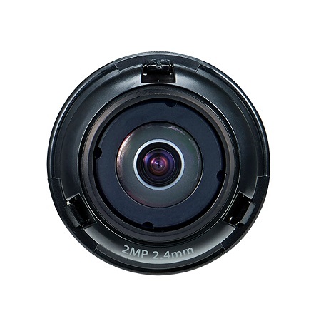 SLA-2M2402D Hanwha Techwin 2.4mm Fixed 2MP 1/2.8" Format for PNM-7002VD