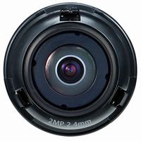 SLA-2M2402D Hanwha Vision 2.4mm Fixed 2MP 1/2.8" Format for PNM-7002VD