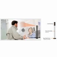 SLA-T2880BA Hanwha Vision Bandit Barrier 2.8mm Fixed Lens (107.4°), Compatible with PNM-9000QB, Cable Length 8m (27 ft) - Black