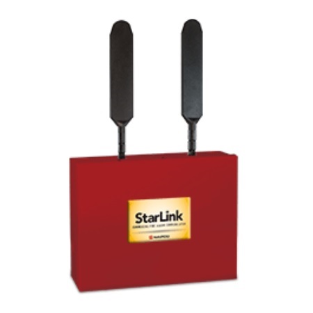 SLE-FNI-CFB Napco Commercial FirstNet Dual Path Fire Alarm Communicator Metal Enclosure - Red