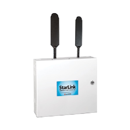 SLE-MAXV-CB Napco StarLink MAX Commercial Burglar/Residential 5G LTE-M Cellular Alarm Communicator - White Metal Enclosure - Powered by Control Panel - Verizon Network
