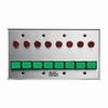 Show product details for SLP-8M Alarm Controls Eight DPDT Momentary Switch Monitoring Control Station