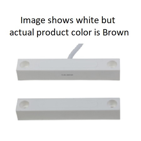 SM-21WG-BR-10 Tane Alarm .63" Diameter NC Open Loop Surface Mount Commercial Type Water Resistant Magnetic Contact 2" Gap - Pack of 10 - Brown