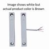 SM-22WG-BR-10 Tane Alarm .63" Diameter SPDT Loop Surface Mount Commercial Type Water Resistant Magnetic Contact 1.5" Gap - Pack of 10 - Brown