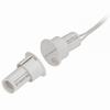 Show product details for SM-4105-LQ-W-10 Seco-Larm 3/4" Steel Door Recessed-Mount Magnetic Contact Switch with 18" Lead - White - 10 Pack
