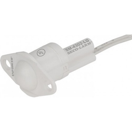SM-4302-LQ-W-10 Seco-Larm Roller-Ball Recessed-Mount N.C Magnetic Contact 360° Roller Ball - 10 Pack