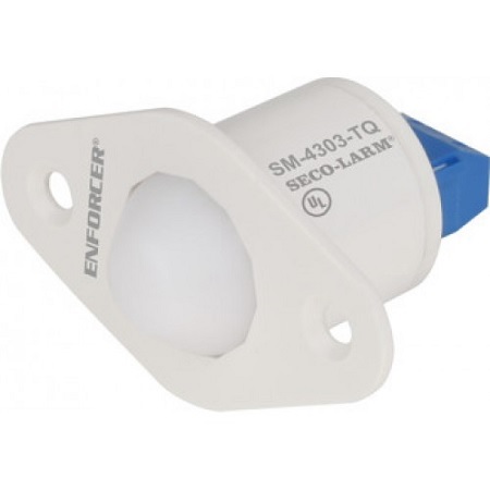 SM-4303-TQ-W-10 Seco-Larm Roller-Ball Recessed-Mount N.C Magnetic Contact with Quick-Connect Terminals - 10 Pack