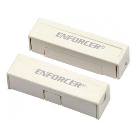 SM-433-TQ/W-10 Seco-Larm Surface-Mount N.C. Magnetic Contact with Concealed Screw Terminals - 10 Pack - White