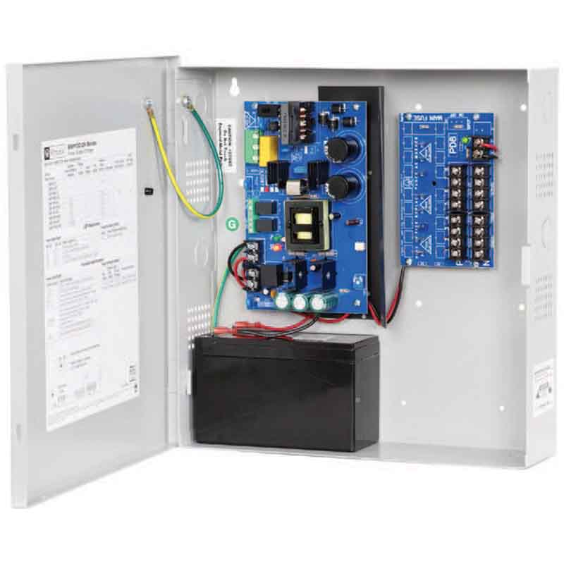 SMP10PMC12X Altronix Power Supply/Charger w/ Enclosure 12VDC @ 10amp - AC and Battery Monitoring