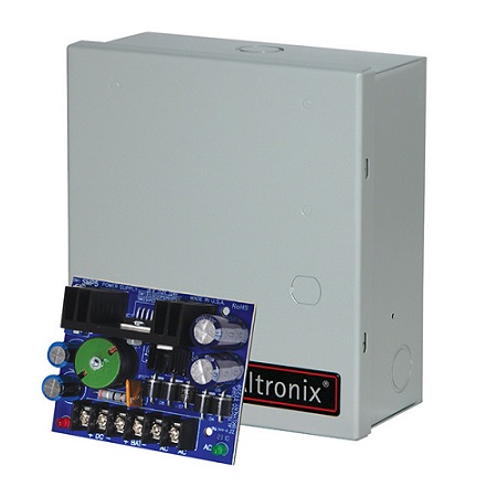 SMP5E Altronix 1 Channel 4Amp 24VDC Power Supply in UL Listed NEMA 1 Indoor 7.5 W x 8.5 H x 3.5 D Steel Electrical Enclosure