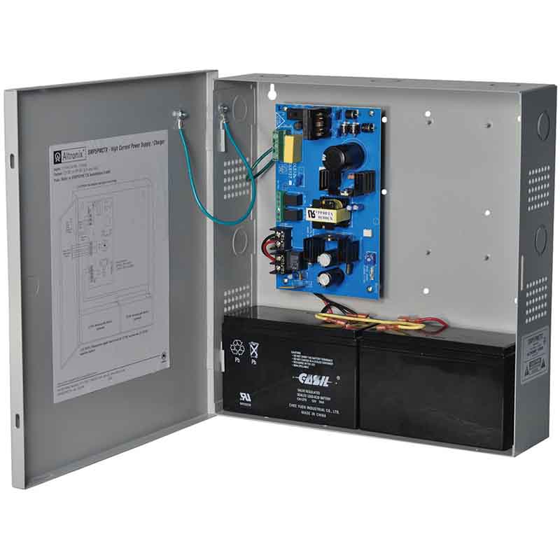SMP5PMCTX Altronix Power Supply/Charger w/ Enclosure 12VDC or 24VDC @ 4amp - AC and Battery Monitoring