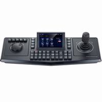 SPC-7000 Hanwha Vision IP System Keyboard Controller Touch Screen TFT LCD Interchangeable 3D Joystick & Jog Shuttle for Left or Right Handed Users