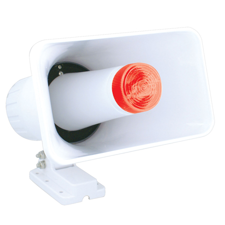 SPCAVA60 Speco Technologies 60 Watt PA Horn w/ Built-In Strobe Flasher