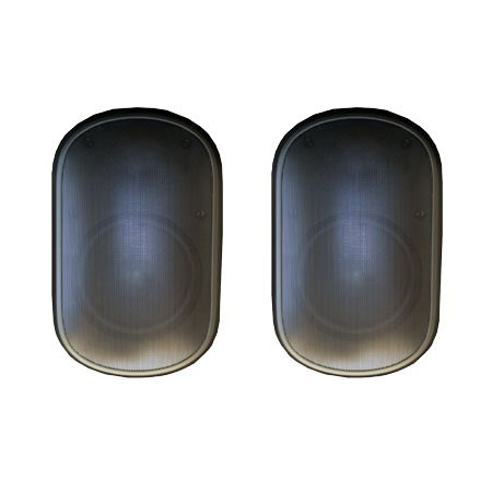 SPCE5OTB Speco Technologies 5.25" 60W Contractor Elite Series Indoor/Outdoor Wall-Mount Speaker - Pair - Black