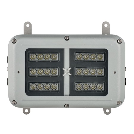 SPX-BL24-W-12050-EM25-EXIT Raytec Zone 1 24 LED Bulkhead White-Light 120 x 50 Degrees Elliptical Beam 110-254VAC