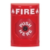 [DISCONTINUED] SS-2000F STI Stopper Station Button No Cover - Fire - Red