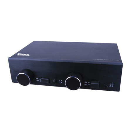 SS2V Vanco Two Pair Stereo Speaker Selector Box with Volume Control