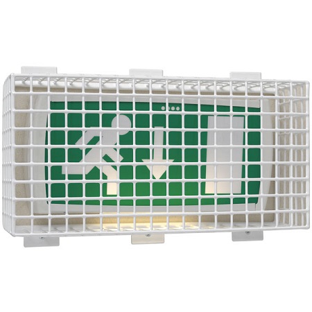 STI-9644 STI Steel Emergency Lighting Cage - 8.7" H x 17.75" W x 5.25" D 