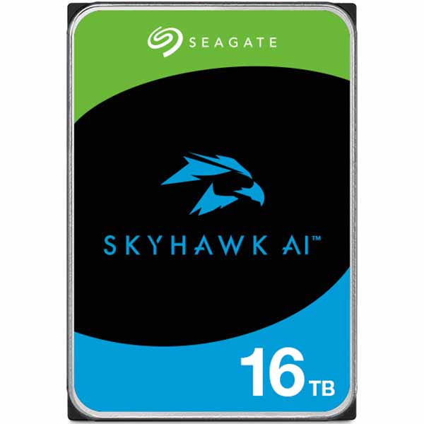 ST16000VE004 Seagate SkyHawk AI Surveillance Grade Hard Drive 6Gb/s 256MB Cache 3.5" CMR Helium - 16TB