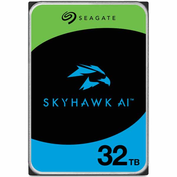 ST32000VE000 Seagate SkyHawk AI Surveillance Grade Hard Drive 6Gb/s 256MB Cache 3.5" CMR Helium - 32TB