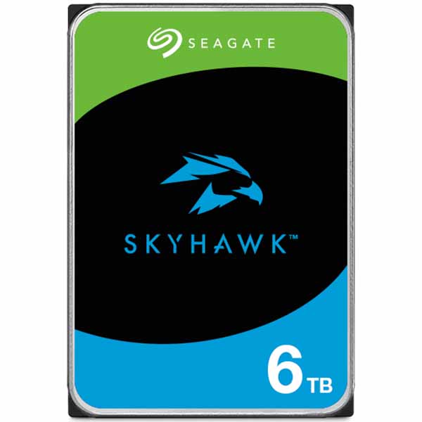 ST6000VX009 Seagate SkyHawk Surveillance Grade Hard Drive 6Gb/s 256MB Cache 3.5" CMR Air - 6TB