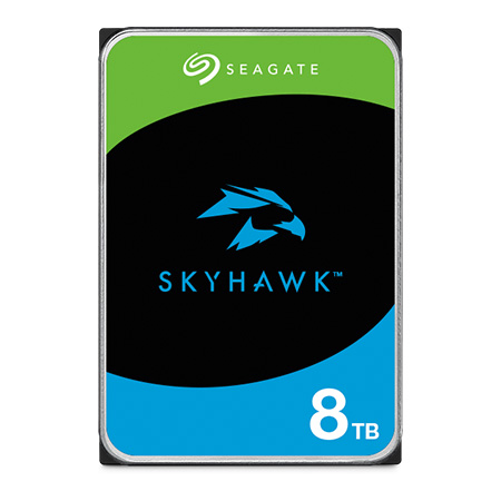 ST8000VX010 Seagate Skyhawk Surveillance Grade Hard Drive 6Gb/s 64MB Cache 3.5" CMR Air - 8TB