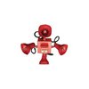 Show product details for STH-4R24MCCH-FR Cooper Wheelock SPKR/STRB CLUST,4 STH 15 SR,RSS 24MCCH,FIRE,RD