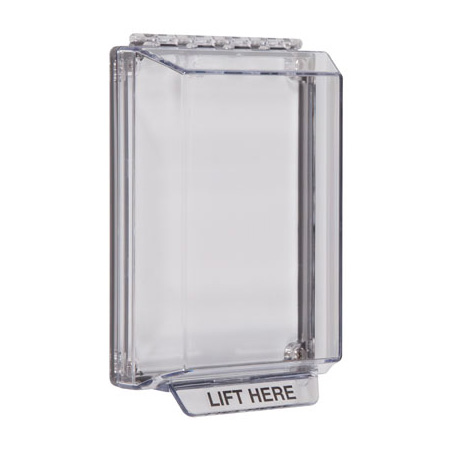 STI-14000NC STI Universal Stopper Low Profile without Horn Housing Flush Mount No Label Hood - No Label - Clear