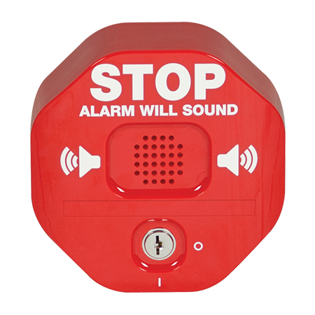 STI-6400 STI Exit Stopper Multifunction Door Alarm - Red