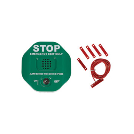 STI-6402-G STI Exit Stopper Multifunction Door Alarm for Double Door - Green