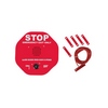 STI-6402-2017 STI Exit Stopper Multifunction Door Alarm for Double Door - Red