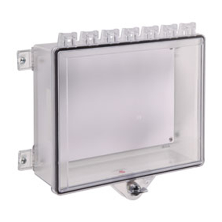STI-7521 STI NEMA 4X Polycarbonate Cabinet with Thumb Lock - Clear